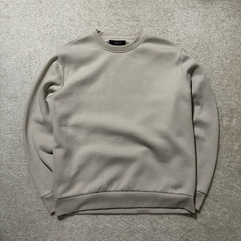 Forever21 Casual Minimal Off White Sweater